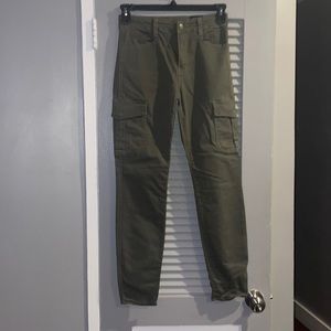 Vince army green cargo pants